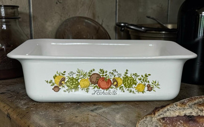Vintage Corning Ware Spice of Life P-322 Lechalote 2 Qt 8x8x2'' Casserole Dish