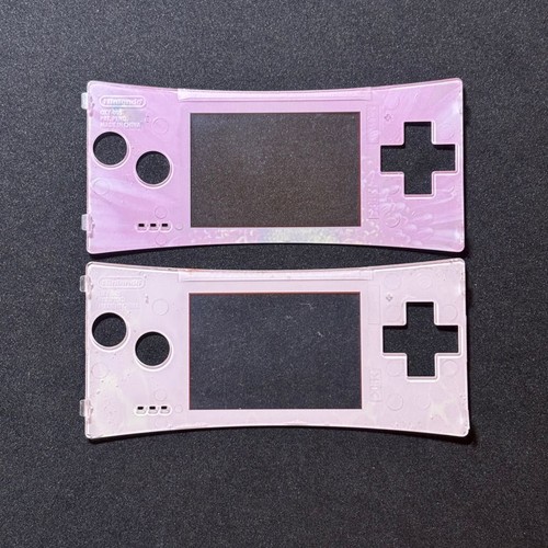 GBM Genuine Used Game Boy Micro Faceplates 2 pieces - Picture 2 of 7