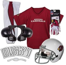 Arizona Cardinals Kids NFL 8pc Deluxe Football Uniform Set, Medium