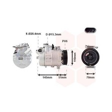 1x Kompressor, Klimaanlage VAN WEZEL 0600K384 passend für BMW