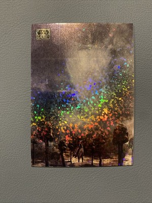 Topps Star Wars Chrome Galaxy 2024 #35 Victory And Death- Mini Diamond Refractor