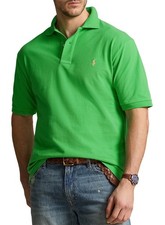 Polo Ralph Lauren Mens Big  Tall The Iconic Mesh Polo Shirt 3XB Classic Kelly