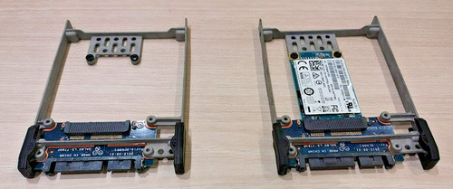 SSD M-SATA 256 GB mit Adapter MSATA M-SATA auf SATA S-ATA 2,5" (6,35 cm)