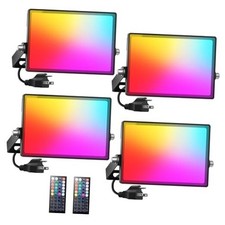 LED Flood Light Outdoor 300W Equivalent, 30W Color Changing RGBW 30.0 Watts