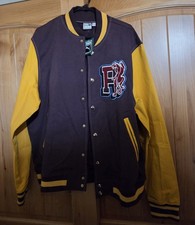 Puma Tye Letterman Jacket Men's Size Large