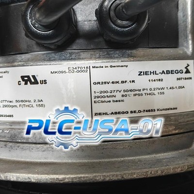 1PCS Brand New ZIEHL-ABEGG GR25V-6IK.BF.1R AC200-277V Cooling Fan Fast ship