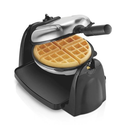 Hamilton Beach Rotating Belgian Waffle Maker, Stainless Steel NEW FREESHIP