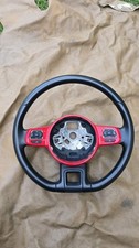 2012 2019 Volkswagen Beetle Steering Wheel Leather Red 5c0419091ag Oem 2012 2019 Volkswagen Beetle Steering Wheel Leather Red 5c0419091ag Oem