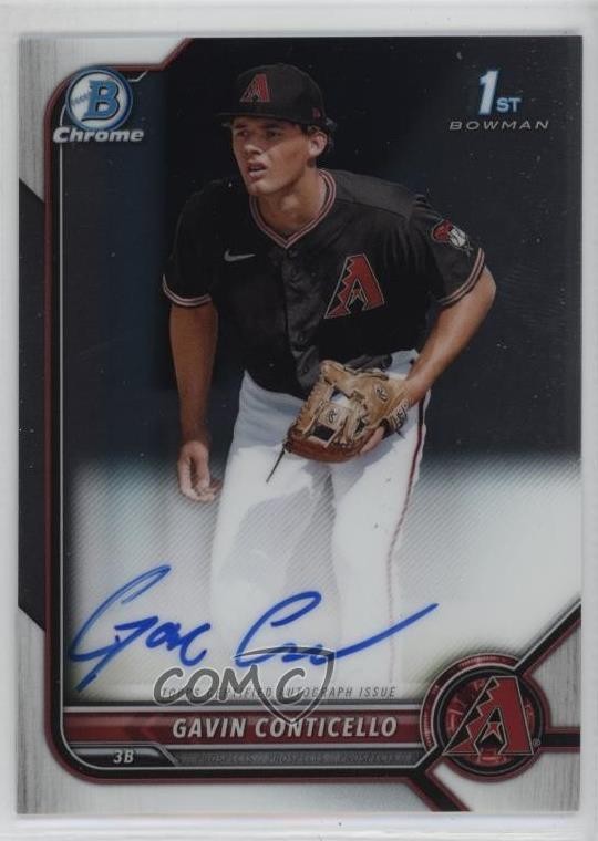 2022 Bowman Chrome Prospect Auto Gavin Conticello #CPA-GC Auto 1o1b