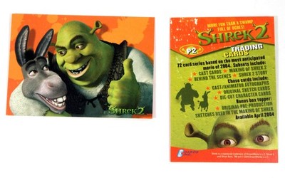 2004 Cards Inc. Shrek 2  Promo Card (P2) Nm/Mt