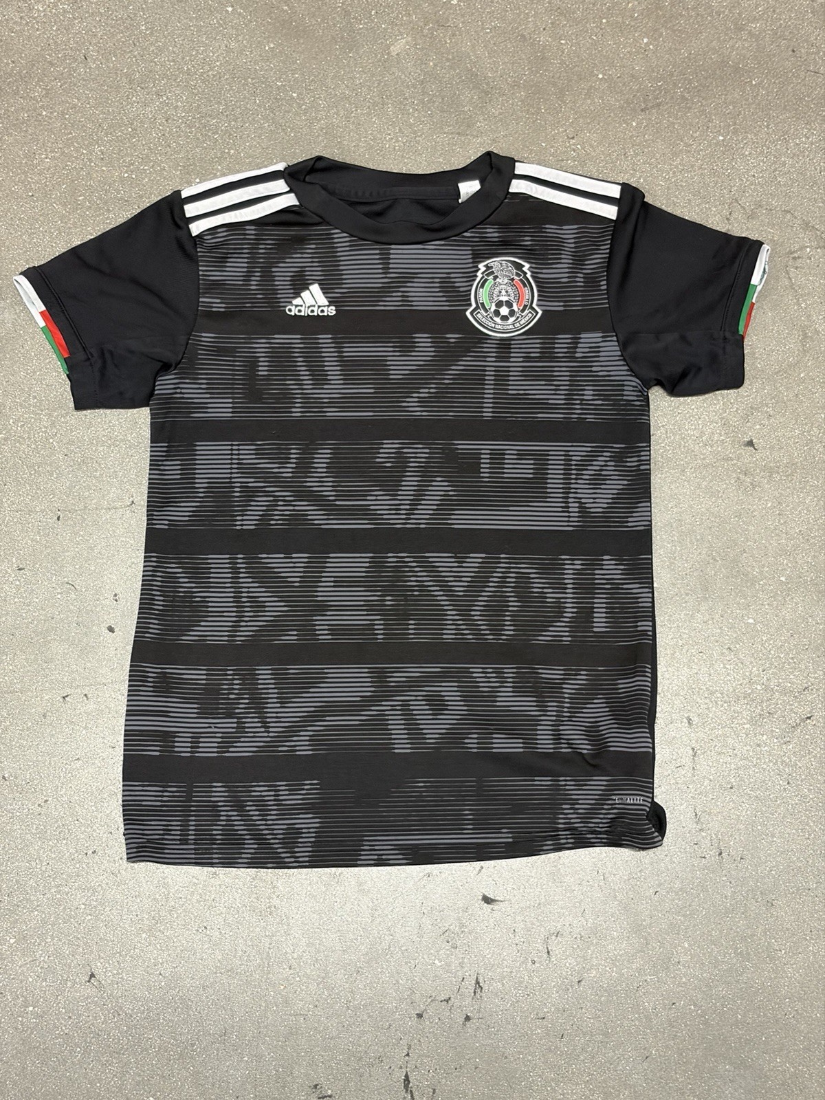 Adidas Mexico 2019 Home Soccer Jersey XS Black FMF Climalite Futbol