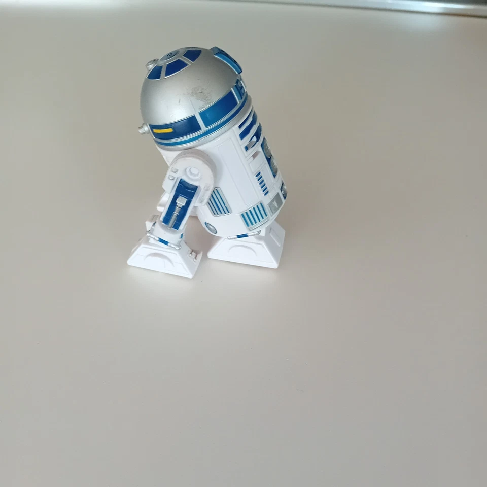 STAR WARS - PERSONAGGIO R2-D2 CON LUCI E SUONI A CARICA MANUALE degli anni 90 - Immagine 2 di 4