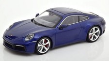 MINICHAMPS 1:18 Porsche 911 (992) Carrera 4S 2019 "blu genziana metallizzato" BAD BOYS