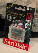 SanDisk Extreme Pro CompactFlash Memory Card 32GB with Lifetime Warranty