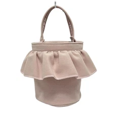 Auth setsuko sagittaire - Light Pink Wool Handbag
