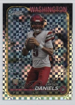 2024 Topps Chrome Rookies X-Fractor Jayden Daniels #201 Rookie RC 0x7q