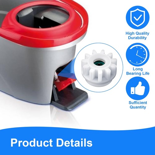 6Pcs Spin Mop Replacement Parts, Spin Mop Bucket Clutch Bearing Gear Replacem... - Picture 3 of 7
