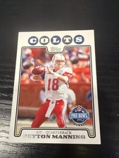 Peyton Manning 2008 Topps - Pro Bowl Card #308 Indianapolis Colts