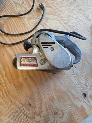 Porter-Cable Model 136 Electric 3'' Belt Sander Vintage Deco Style Made In USA