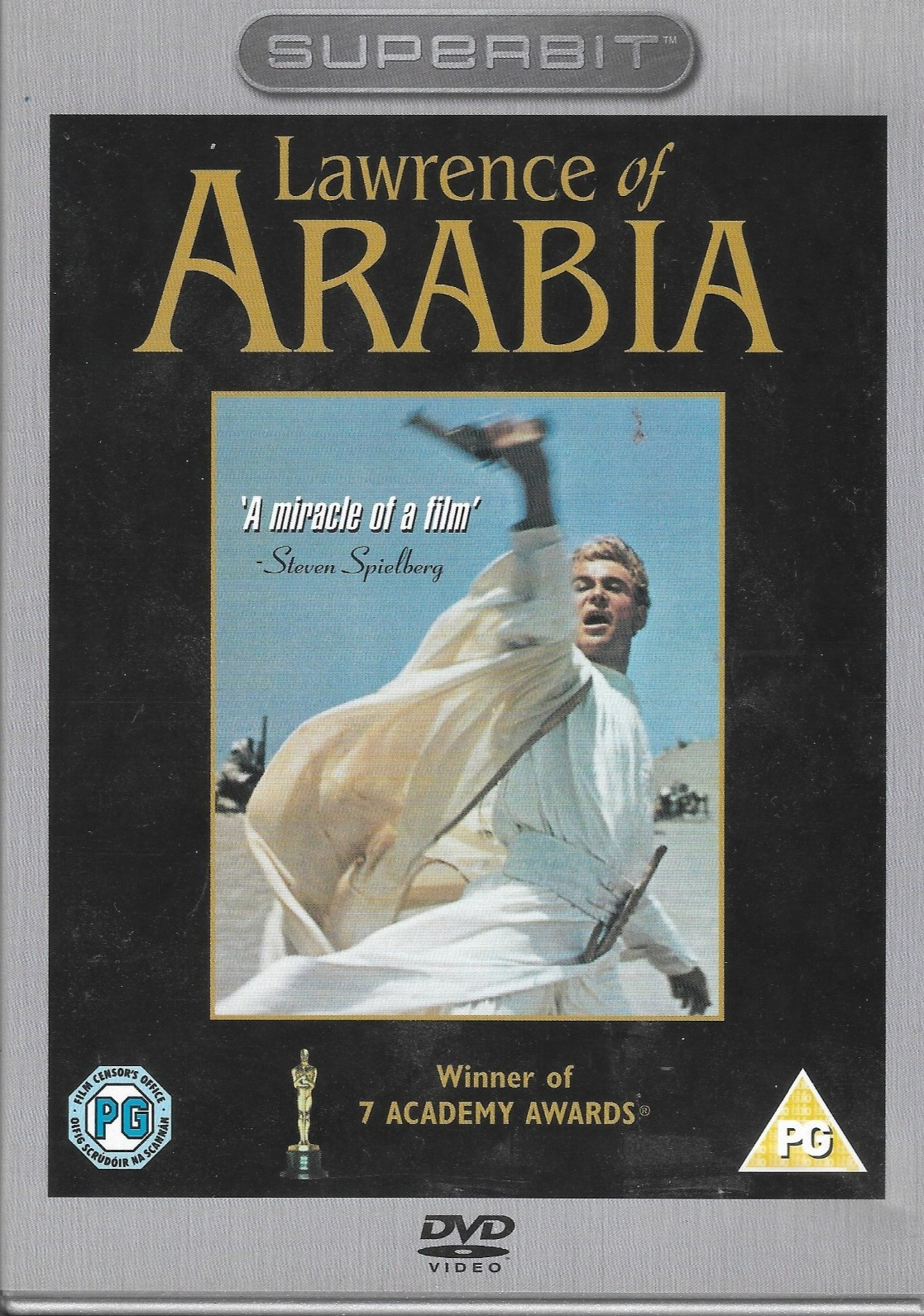 Lawrence Of Arabia Superbit DVD 2 discs Peter O'Toole Alec Guiness David Lean