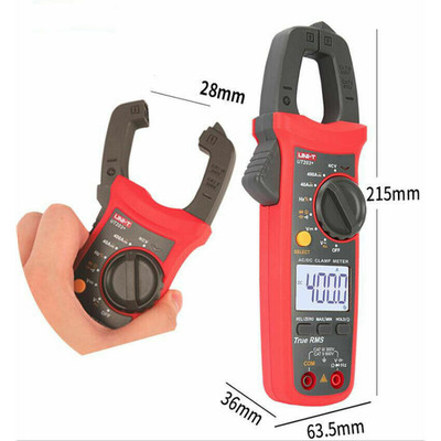 UNI-T UT203+ Digital Clamp Meter AC/DC 400A Handheld Tester with Bag