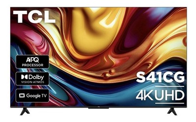 TCL S41CG 55-Inch LED 2160p 4K UHD Google TV Smart TV Black