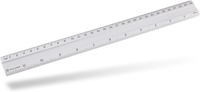 30 Cm Lineal Aus Aluminium | FüR Schule BüRo Zuhause |Silber