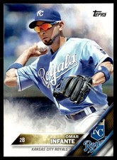 2016 Topps Omar Infante Kansas City Royals #34