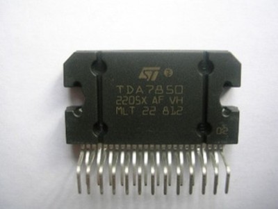 ST TDA7850A ZIP 4 x 50 W MOSFET quad bridge power amplifier USA ship *tn