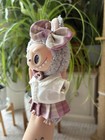 (No labubu Doll) Skirt Bow Fits 17/15cm Monster Doll Clothes Dress Set New — photo 4