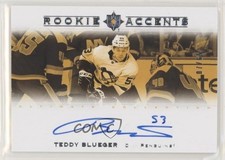2019-20 Upper Deck Ultimate Collection Rookie Accents /65 Teddy Blueger Auto n1u