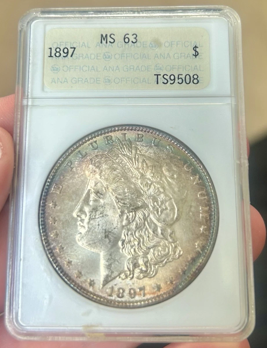 MS 63 Graded 1897 Year Morgan US Dollars (1878-1921) for sale | eBay