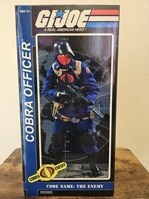 Sideshow Collectibles GI Joe Cobra Officer 1:6 Scale Figure Complete
