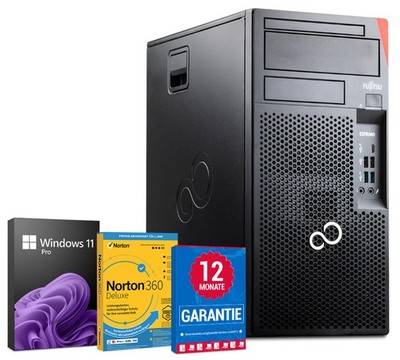 Fujitsu Esprimo P758 Tower Computer Core i5-9400 16GB 512GB SSD Win 11 Pro