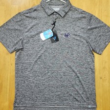 Penn State Nittany Lions Men's Medium Polo Shirt Gray New With Tags