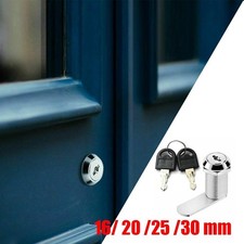 One Set Cabinet Lock16/20/25/30mm For Desk Drawers, Glass Doors & Lockers