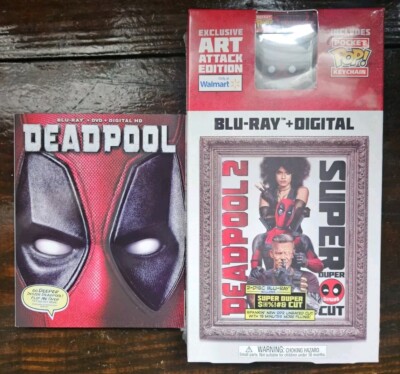 Deadpool 2 Exclusive Walmart Art Attack Ed 4k Ultra HD Blu-ray Digital w/ BONUS