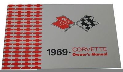 1968 Corvette C3 Owner's Manual / Operations Manual – Brand New Reproduction, Ships Worldwide