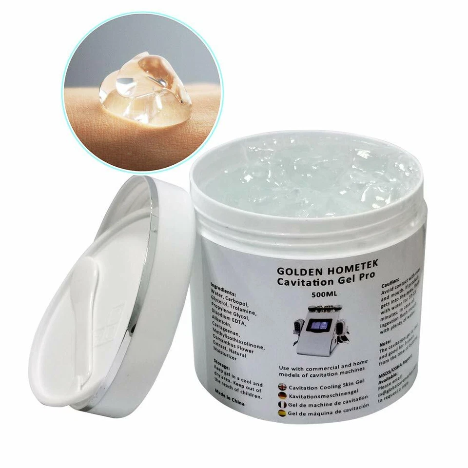 Cavitation Gel for RF Facial Firming and Body Slimming Machines - 500ml (1 Jar) - Image 3 of 4