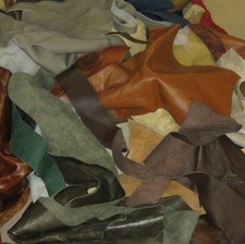 70 LB LEATHER SCRAPS / HOBBY / CRAFTS / PIECES X50Q70500sf