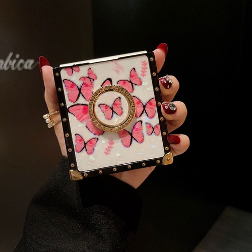 Luxury Butterfly Flower Paint Ring Cover Case For Z Flip 4 3 5G - 第 20/33 張圖片