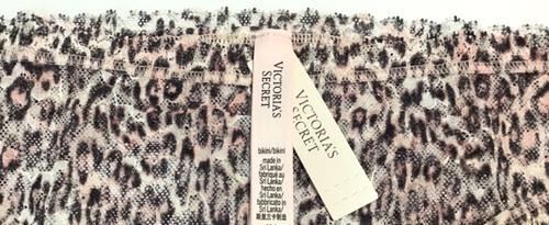 Victoria's Secret The Lacie Lace Bikini Panty Medium Purest Pnk Animal Print NEW - Picture 3 of 12