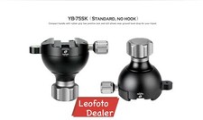 Leofoto YB-75SK Leveling Base with Handle for 75mm Bowl  Arca Clamp