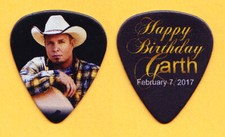 Garth Brooks Happy Birthday Garth 55th Birthday Guitar Pick - 2017 Tour