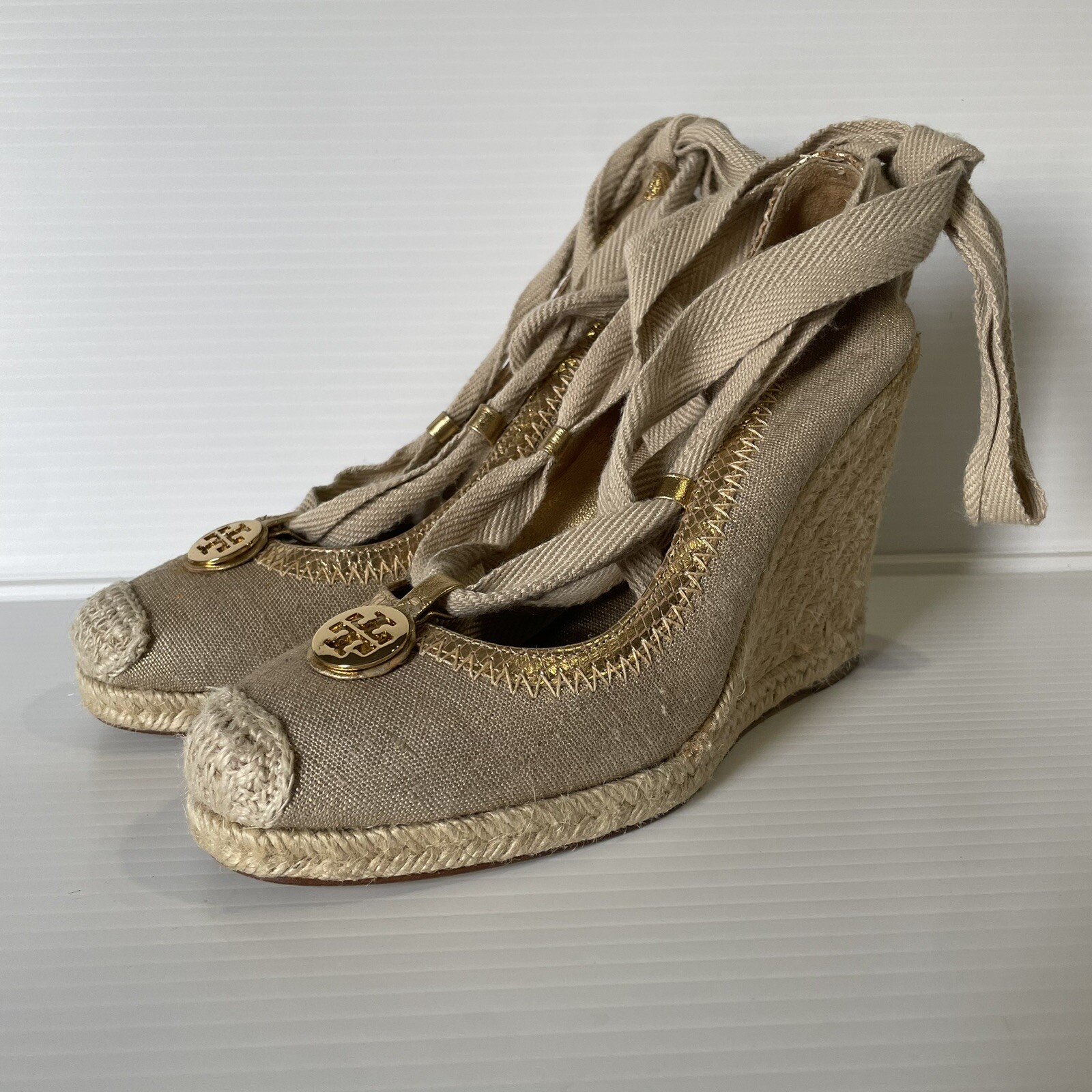 gold heeled espadrilles