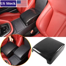 ABS Carbon Fiber Style Armrest Box Console Cover For Jaguar F-TYPE 2013-2024 US