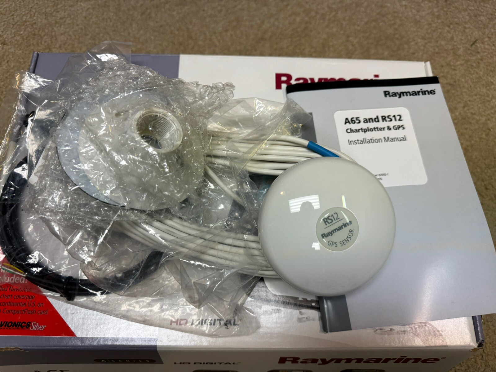 Raymarine RS12 GPS Antenna for A65 / A60 for sale online eBay
