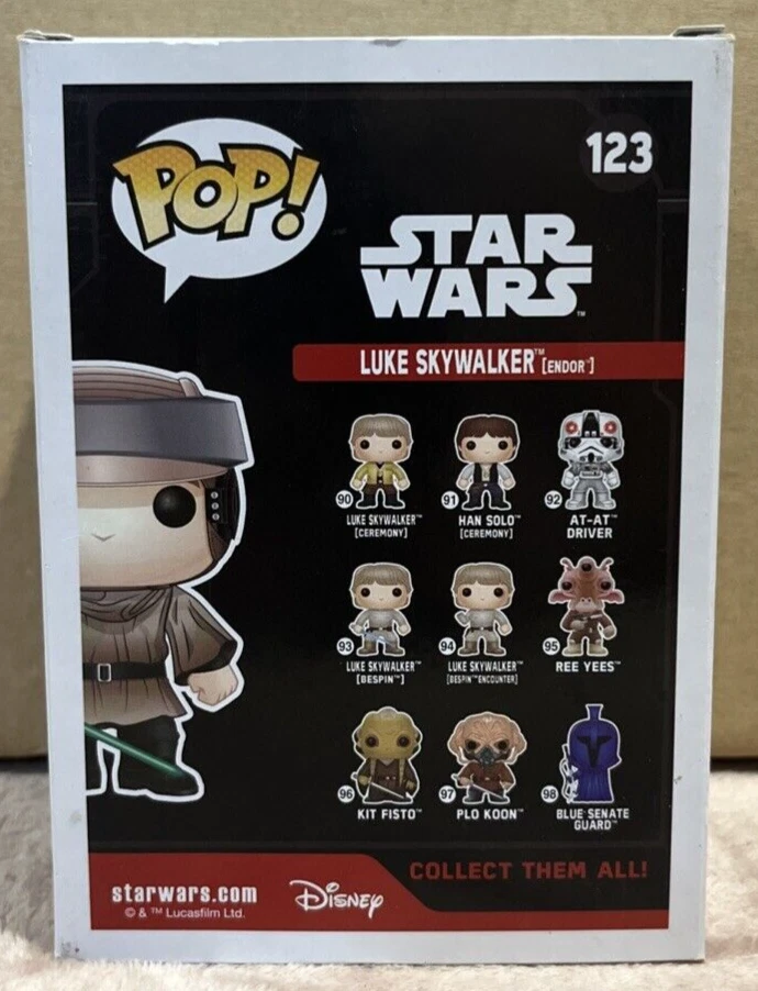 Disney - Star Wars - 123 Luke Skywalker Endor Vaulted - Pop! Vinyl Figure - image 4 of 4