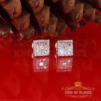 Aretes Para Hombre 925 Weiß Silber 0,25ct Diamant Damen/Herren Ohrstecker