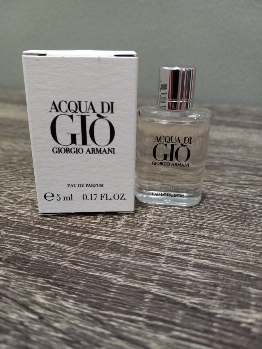 GIORGIO ARMANI ACQUA DI GIO EAU DE PARFUM MINI BOTTLE SPLASH